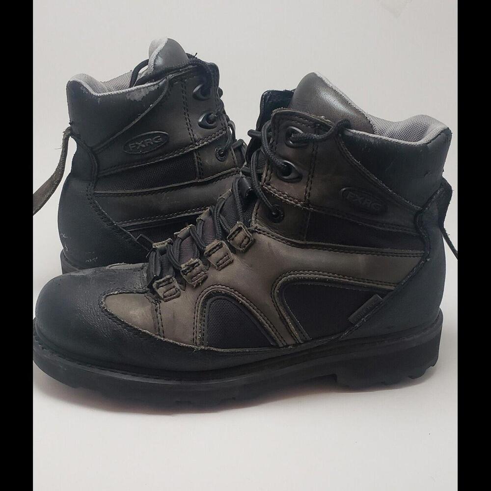Mens Harley Davidson Black Leather FXRG Motorcycle Gore-Tex Zip‎ Boots Size 10.5